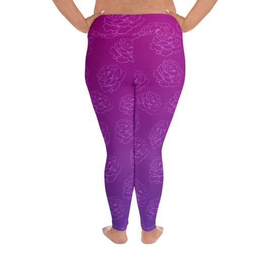 Adelaide+ Yoga Leggings - Orchid