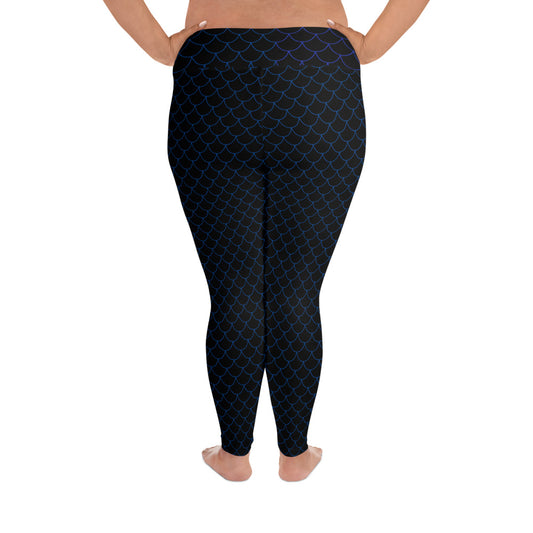 Ariel+ Yoga Leggings - Siren