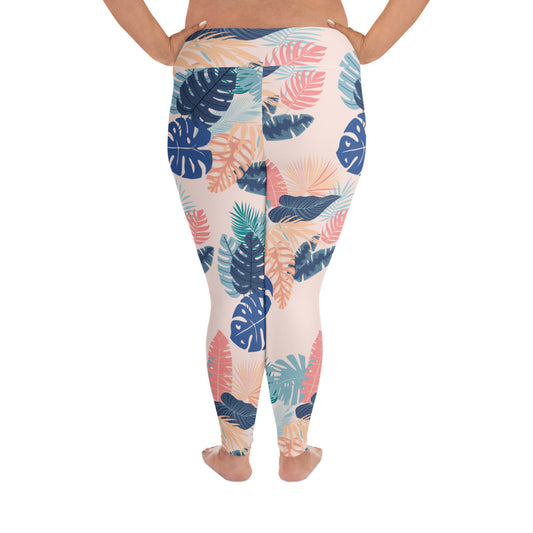 Aruba+ Yoga Leggings - Coral