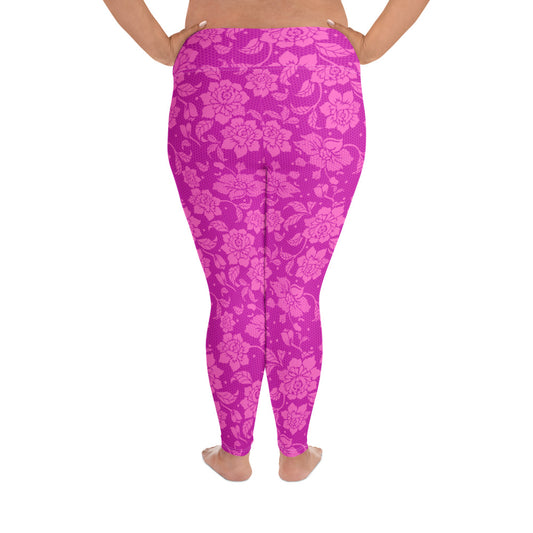 Lacey+ Yoga Leggings - Bubblegum