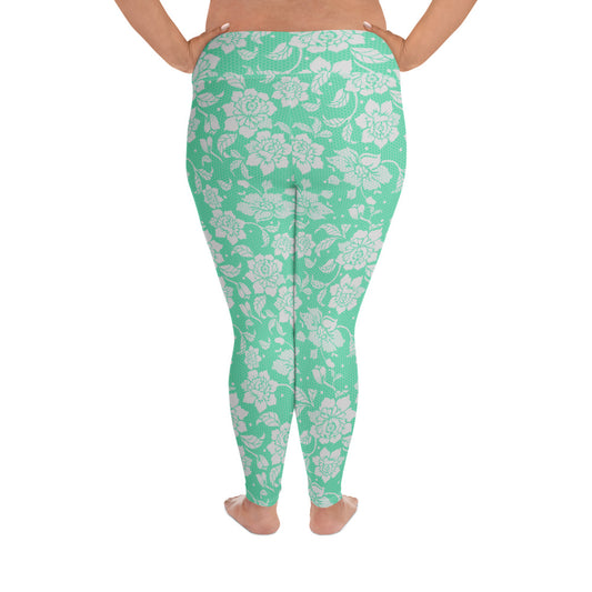 Lacey+ Yoga Leggings - Mint
