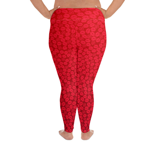 Maria+ Yoga Leggings - Cherry