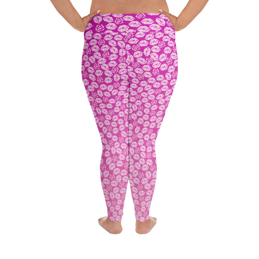 Maria+ Yoga Leggings - Peony