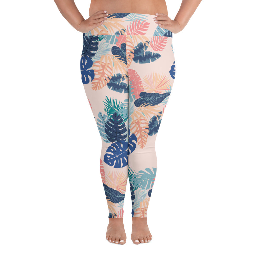 Aruba+ Yoga Leggings - Coral
