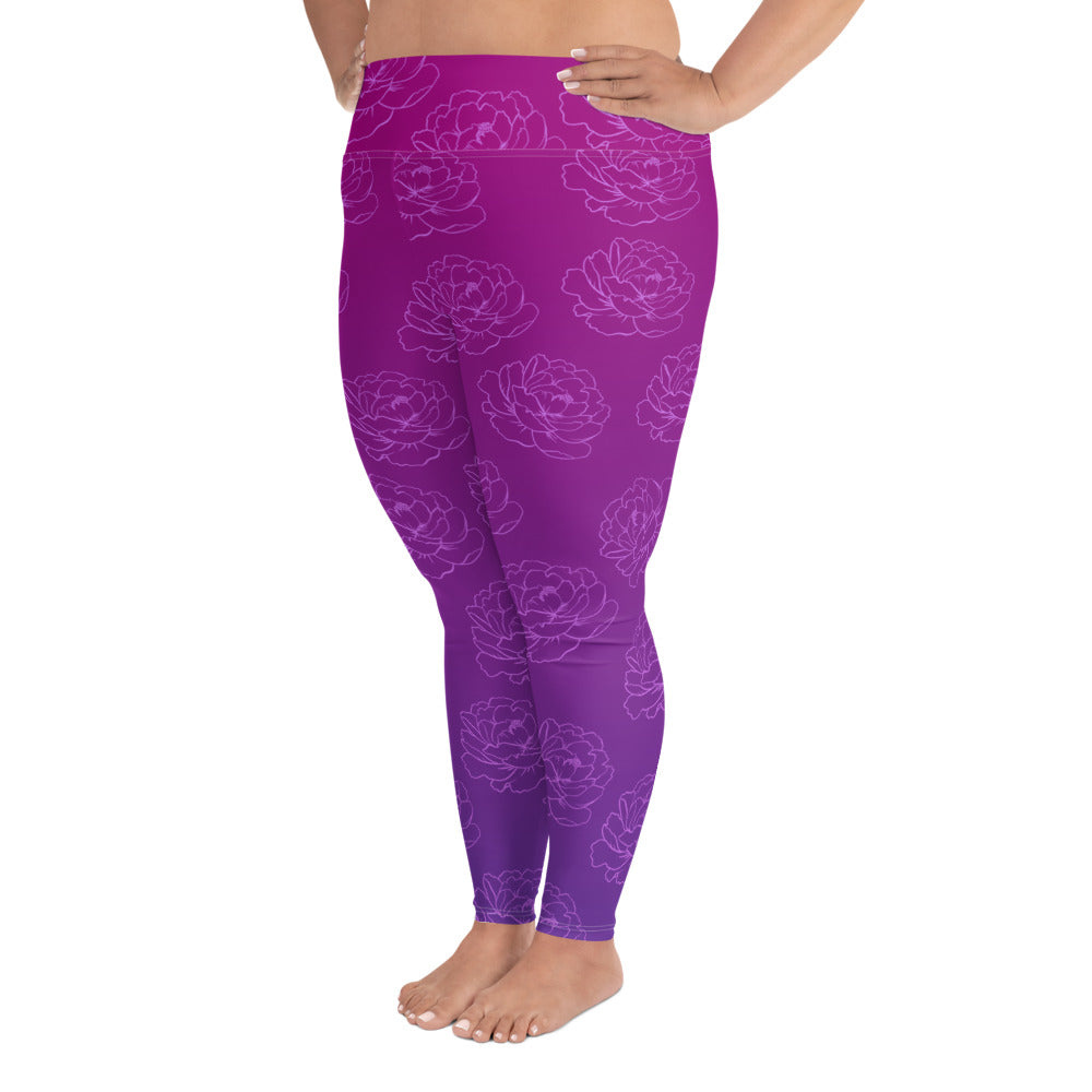 Adelaide+ Yoga Leggings - Orchid