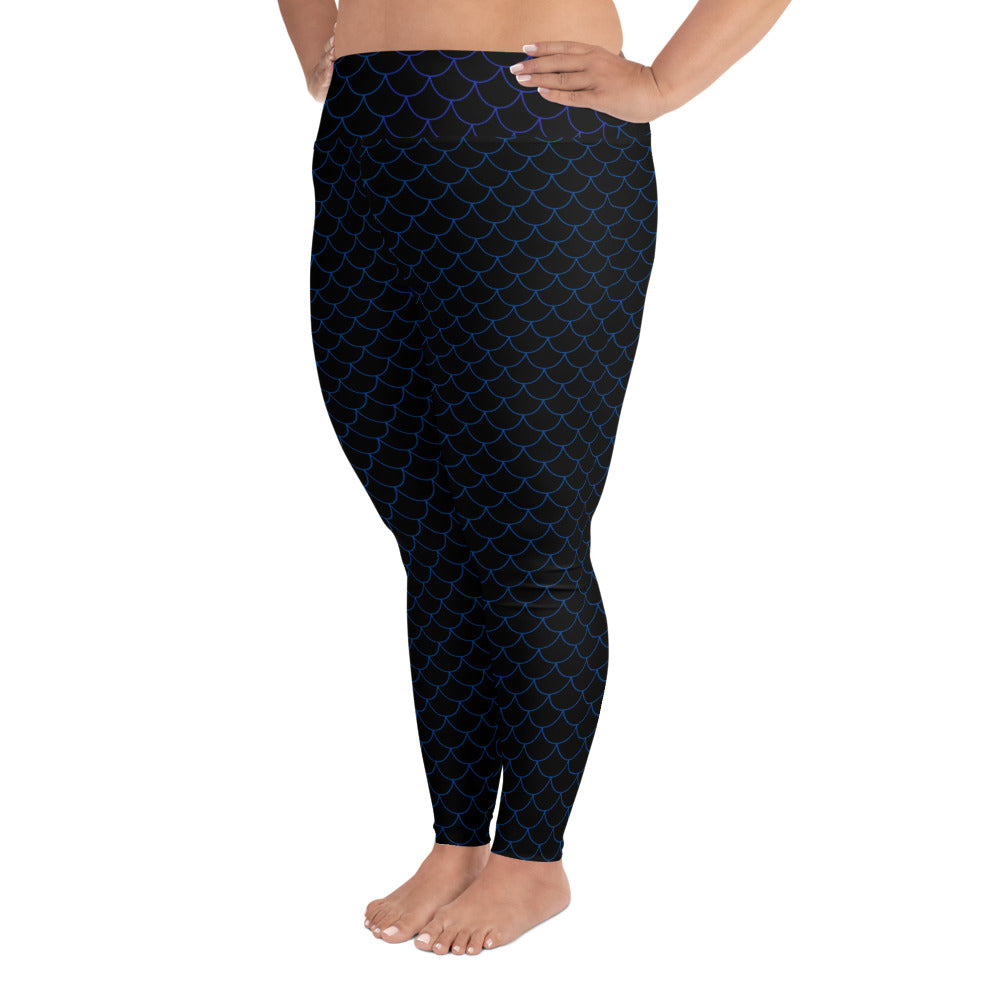 Ariel+ Yoga Leggings - Siren