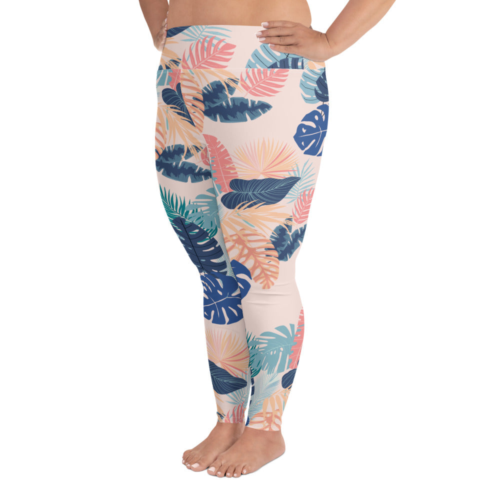 Aruba+ Yoga Leggings - Coral