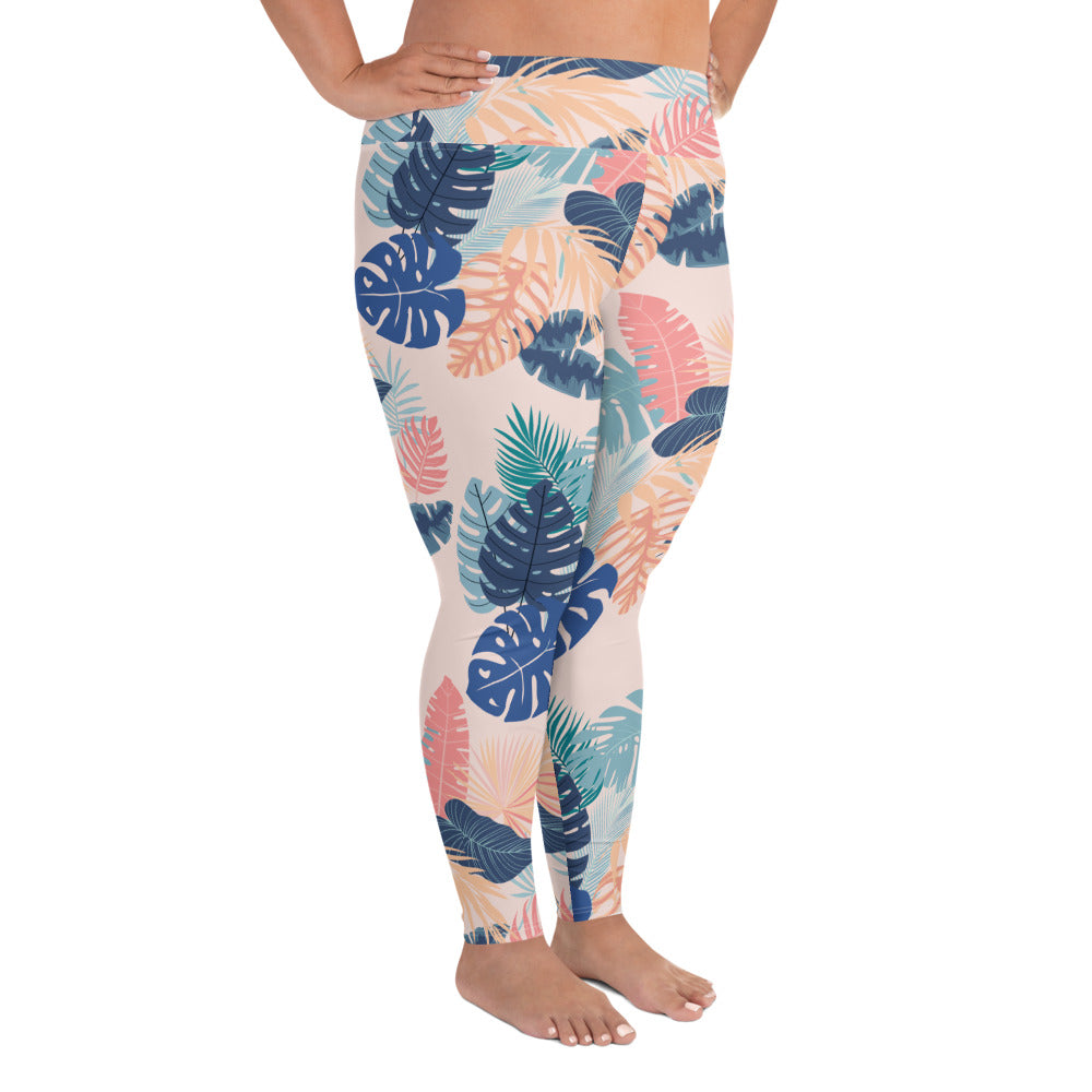 Aruba+ Yoga Leggings - Coral