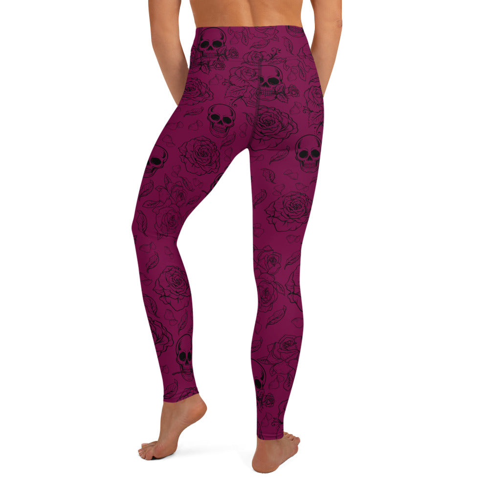 Bella Yoga Leggings - Romance