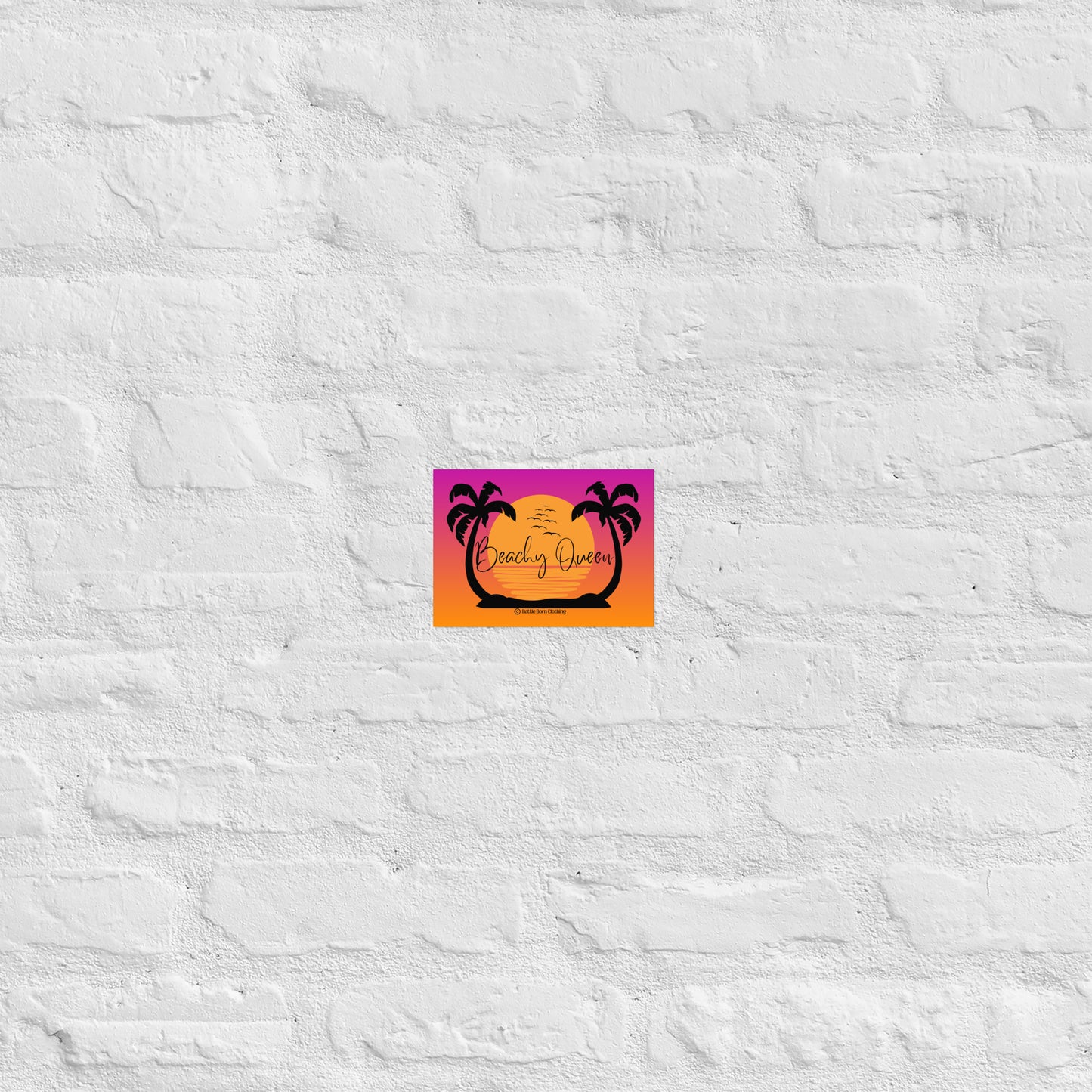 Beachy Queen Poster