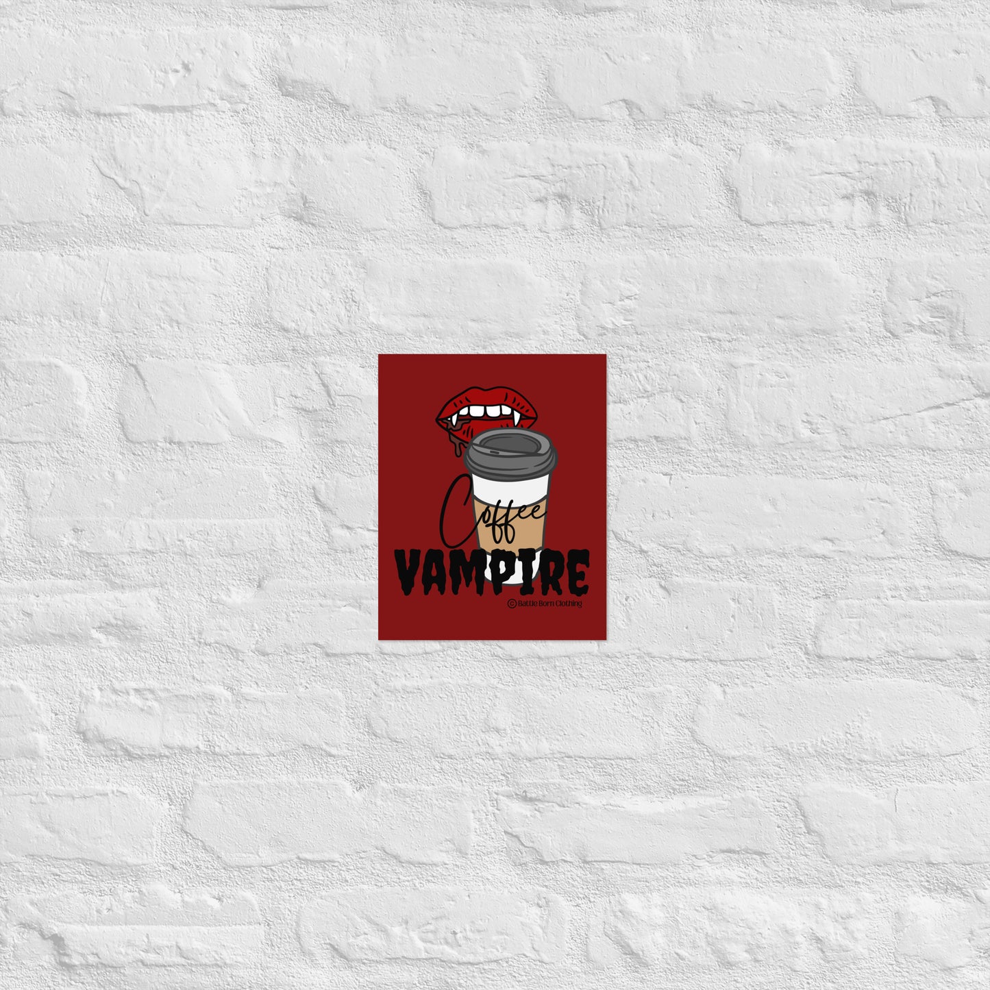 Coffee Vampire Poster