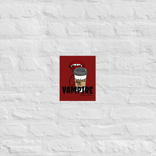 Coffee Vampire Poster