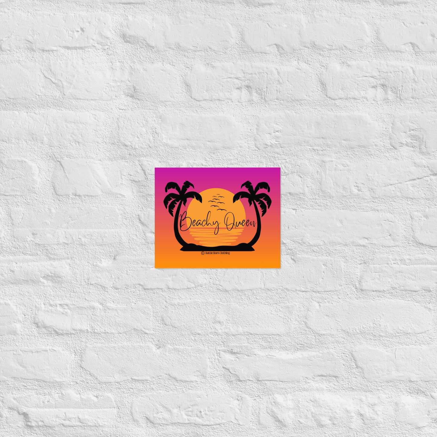 Beachy Queen Poster
