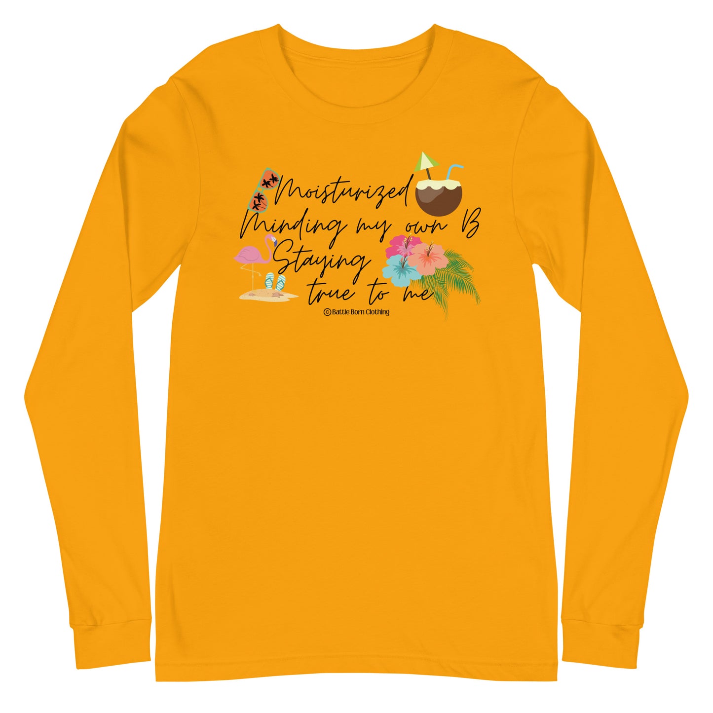 Minding my own B Unisex Long Sleeve Tee