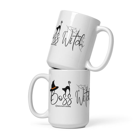 Boss Witch glossy mug