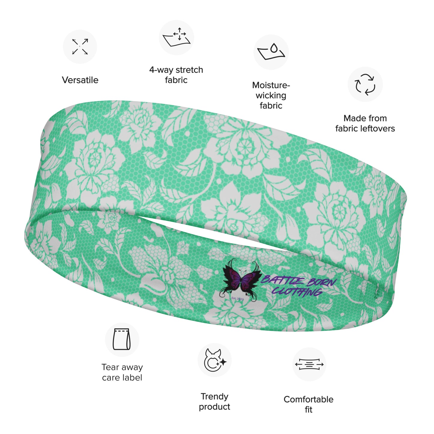 Lacey Headband - Mint