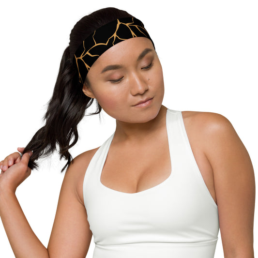 Black Marble Headband