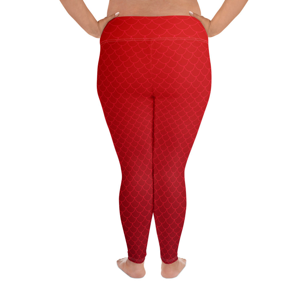 Ariel+ Yoga Leggings - Cherry