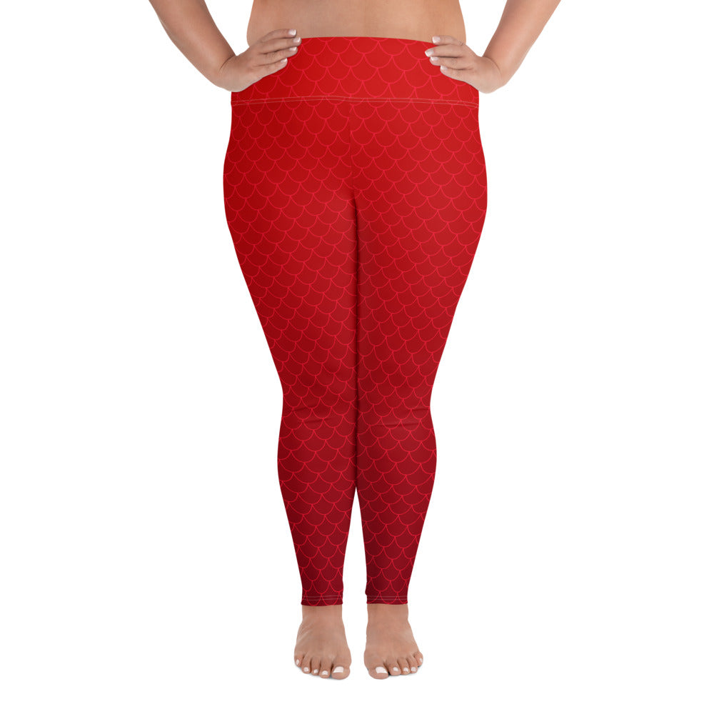 Ariel+ Yoga Leggings - Cherry