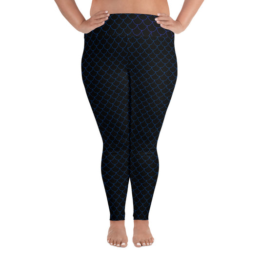 Ariel+ Yoga Leggings - Siren