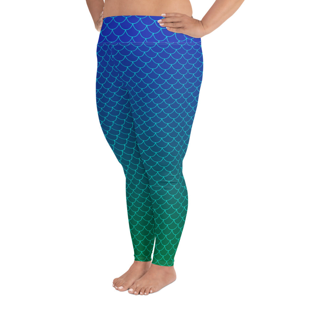 Ariel+ Yoga Leggings - Ocean