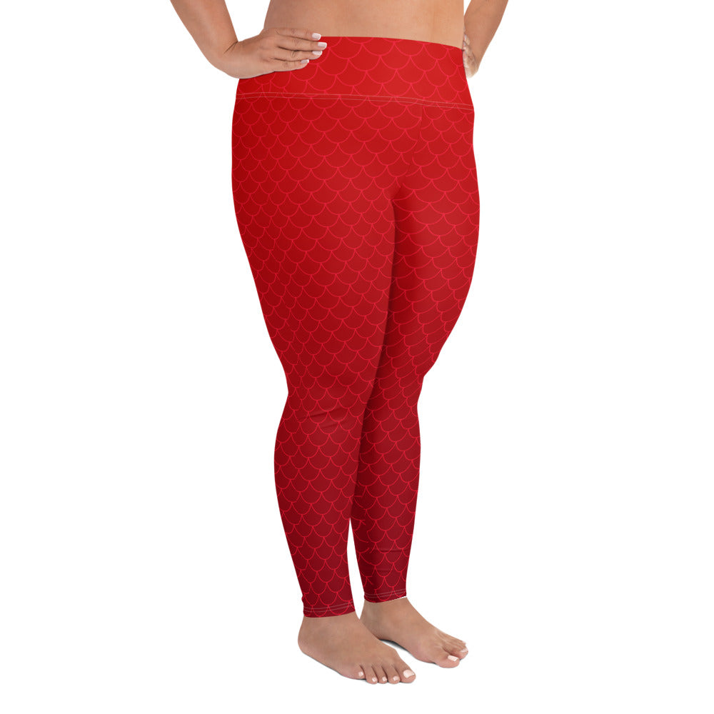 Ariel+ Yoga Leggings - Cherry