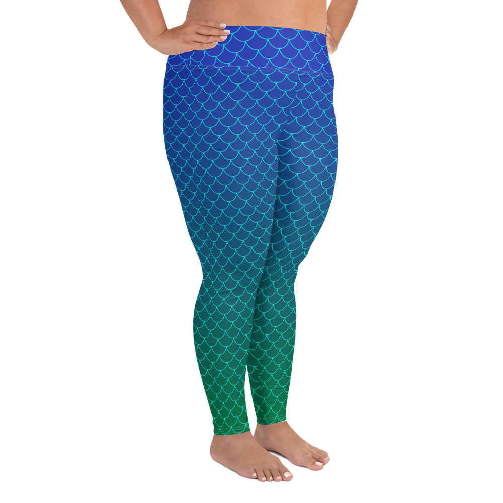 Ariel+ Yoga Leggings - Ocean