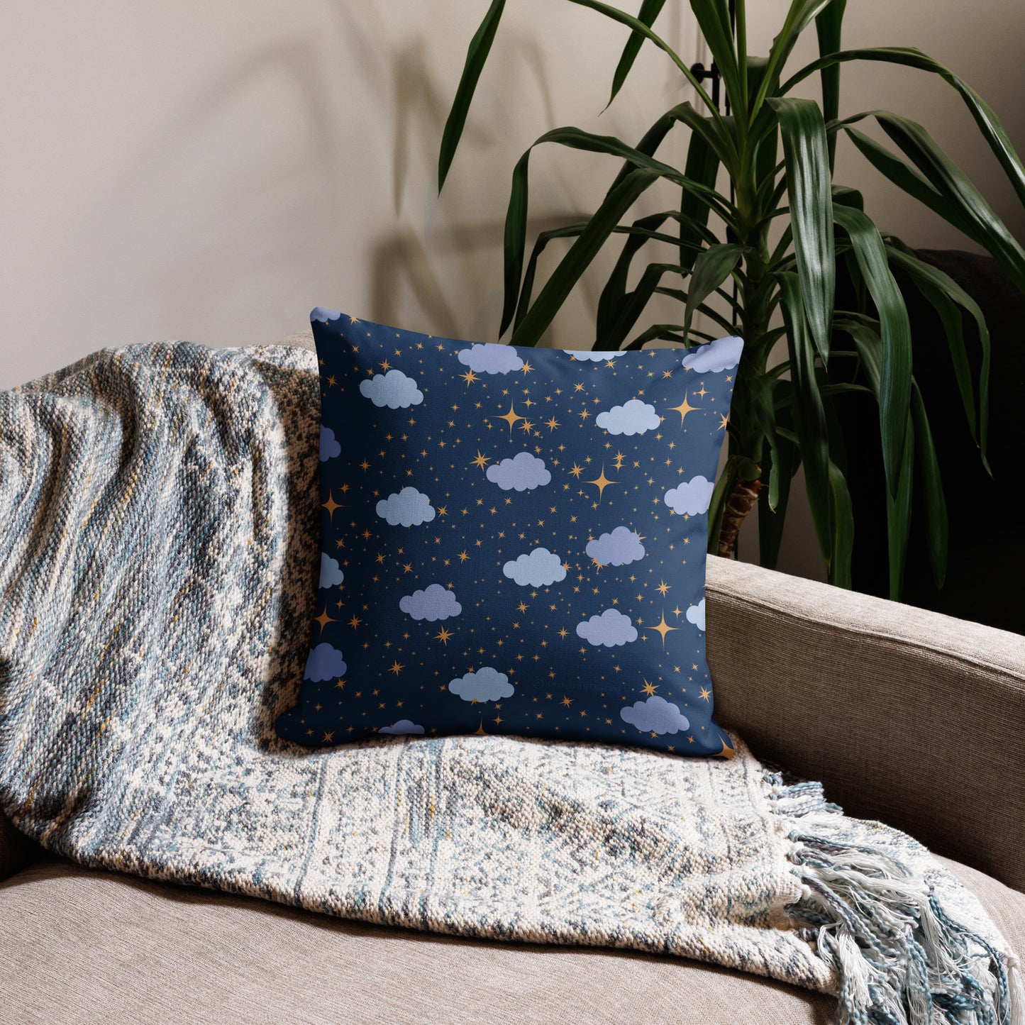 Dreamy Blue Premium Pillow