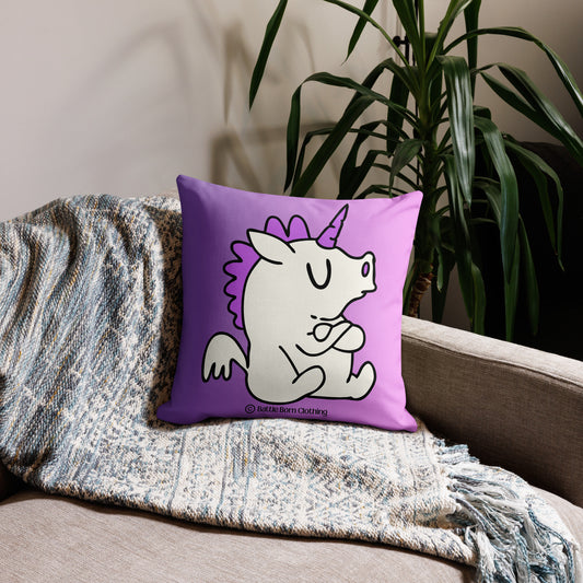 Stubborn Unicorn Premium Pillow