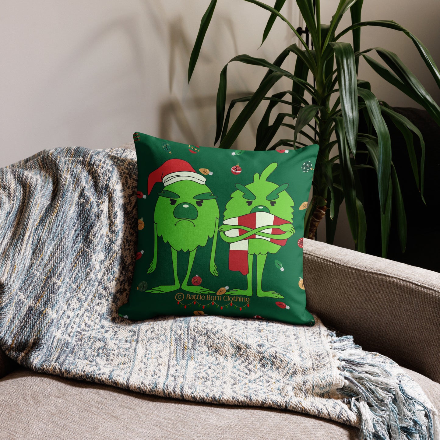 Bah Humbug Premium Pillow