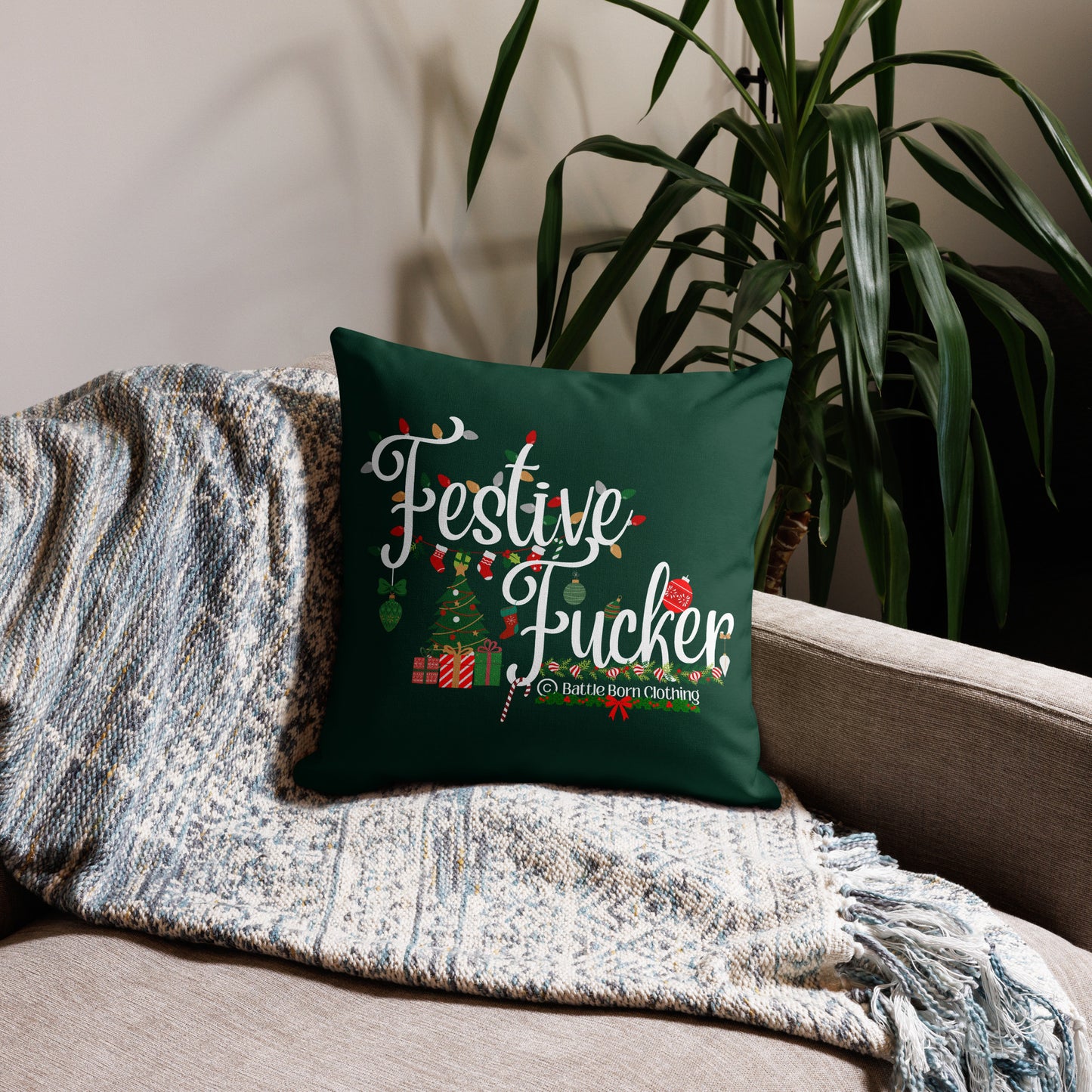 Festive Fucker Premium Pillow