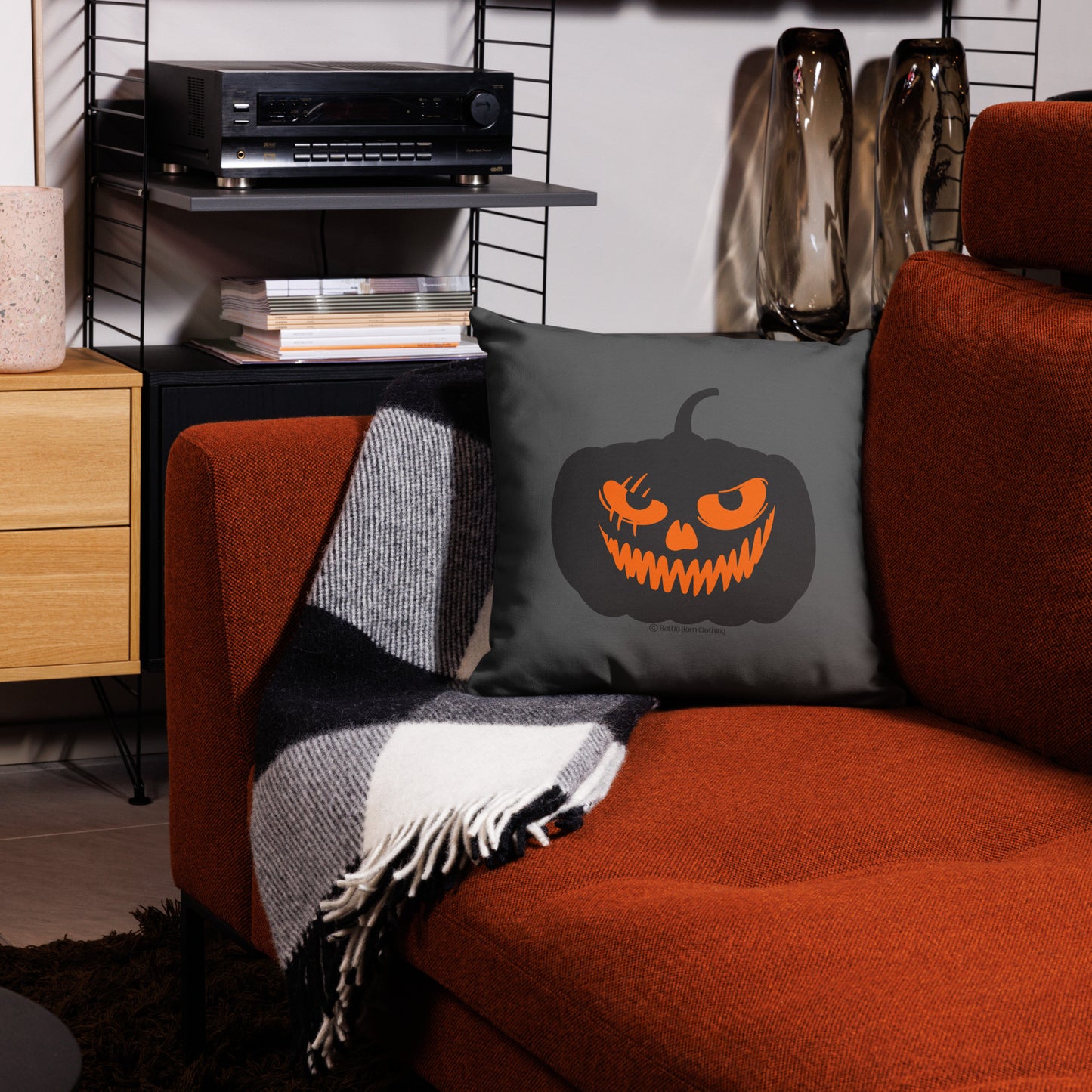 Creep-O'-Lantern Premium Pillow