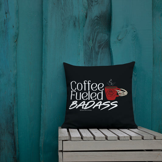 Coffee Fueled Badass Premium Pillow