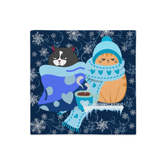 Cold Kitties Premium Pillowcase