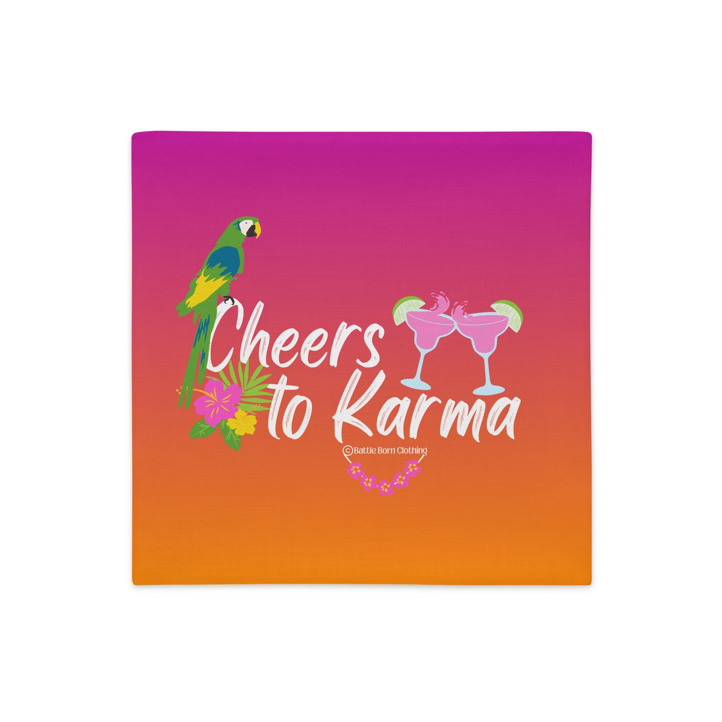 Cheers to Karma Premium Pillowcase