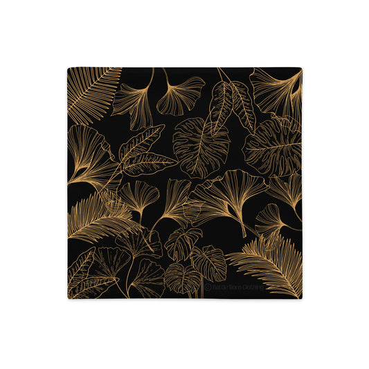 Gold Leaf Premium Pillowcase - Abyss