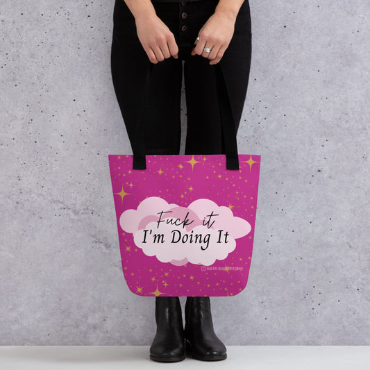 Fuck it (Pink) Tote bag