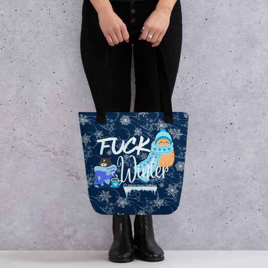 Fuck Winter Tote bag