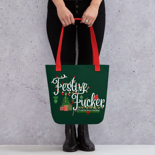 Festive Fucker Tote bag