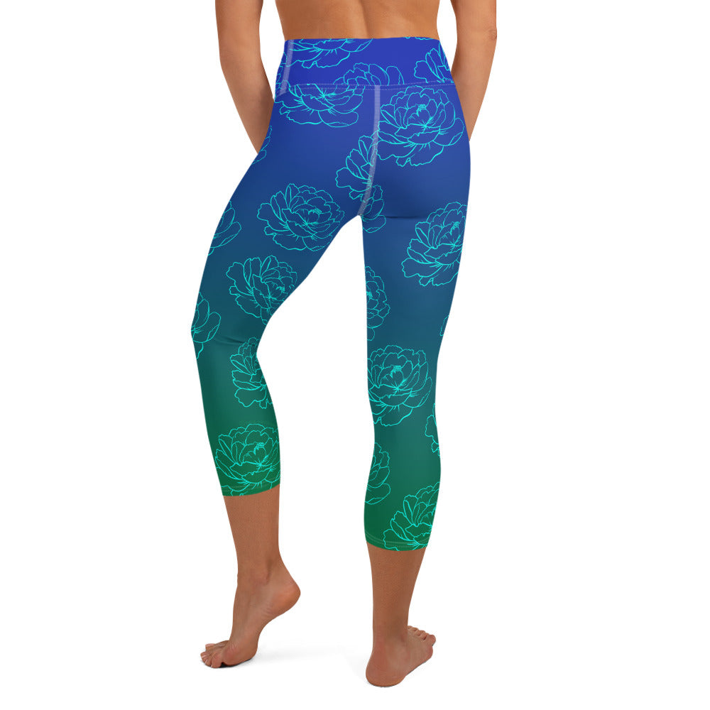 Adelaide Yoga Capris - Ocean