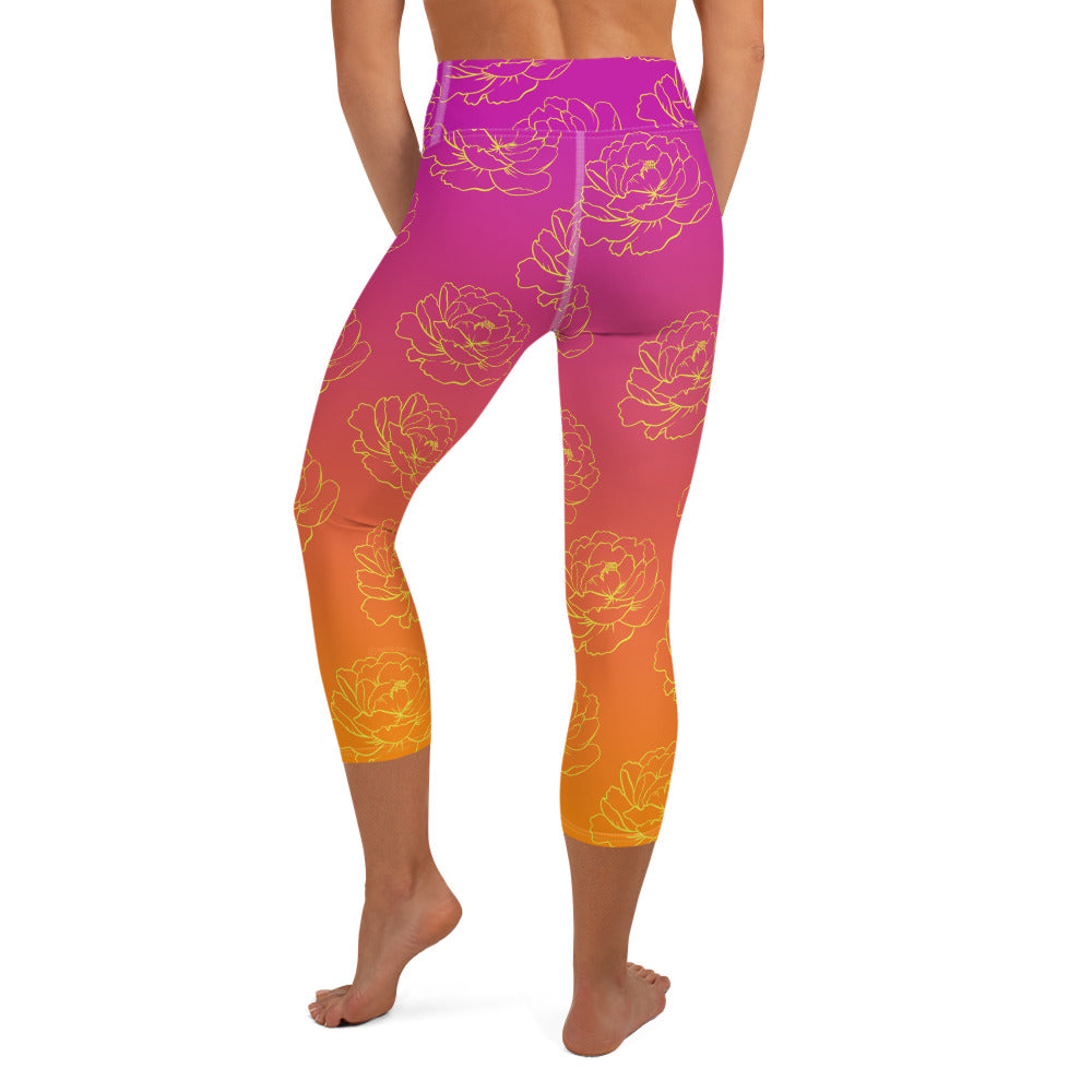 Adelaide Yoga Capris - Sunset