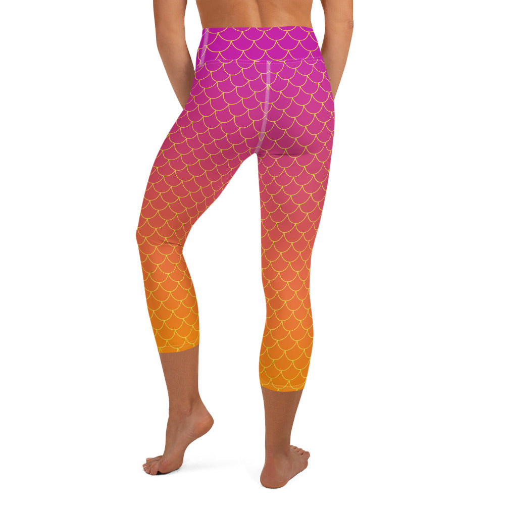 Ariel Yoga Capris - Sunset