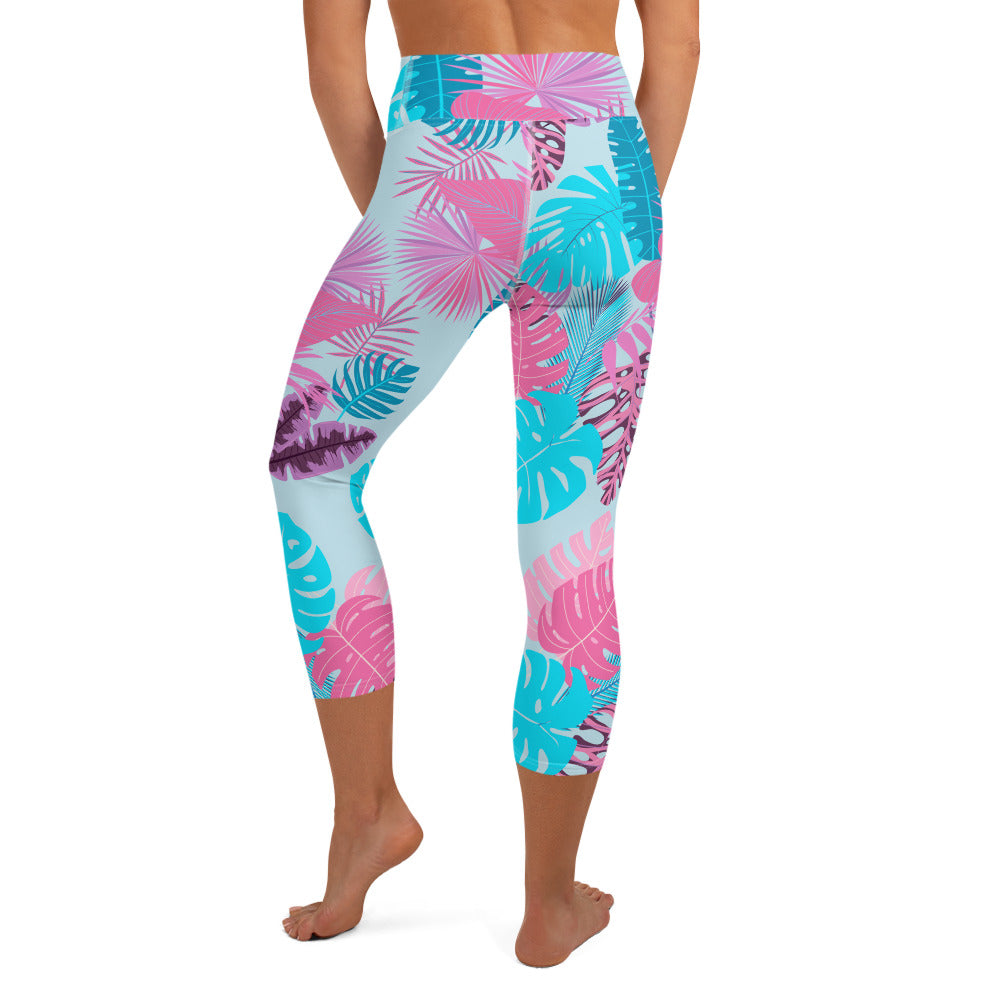 Aruba Yoga Capris - Candy Skies