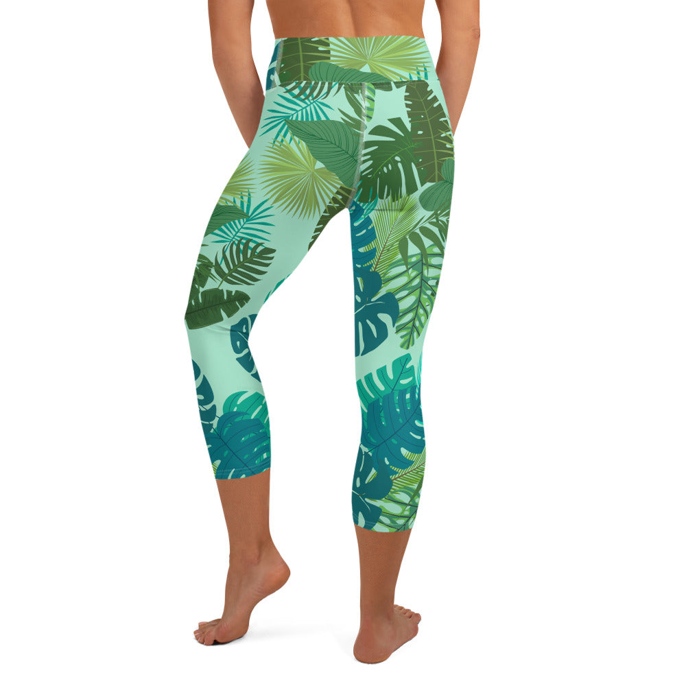 Aruba Yoga Capris - Rainforest