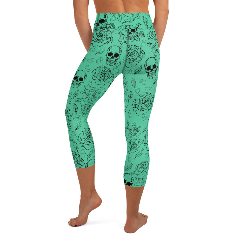 Bella Yoga Capris - Seafoam