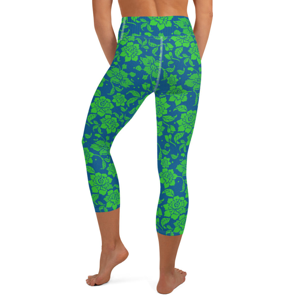 Lacey Yoga Capris - Curacao