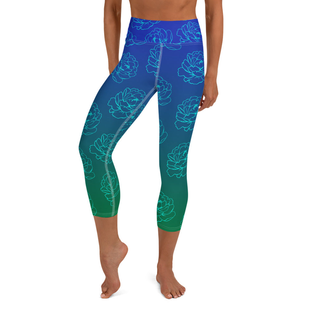 Adelaide Yoga Capris - Ocean