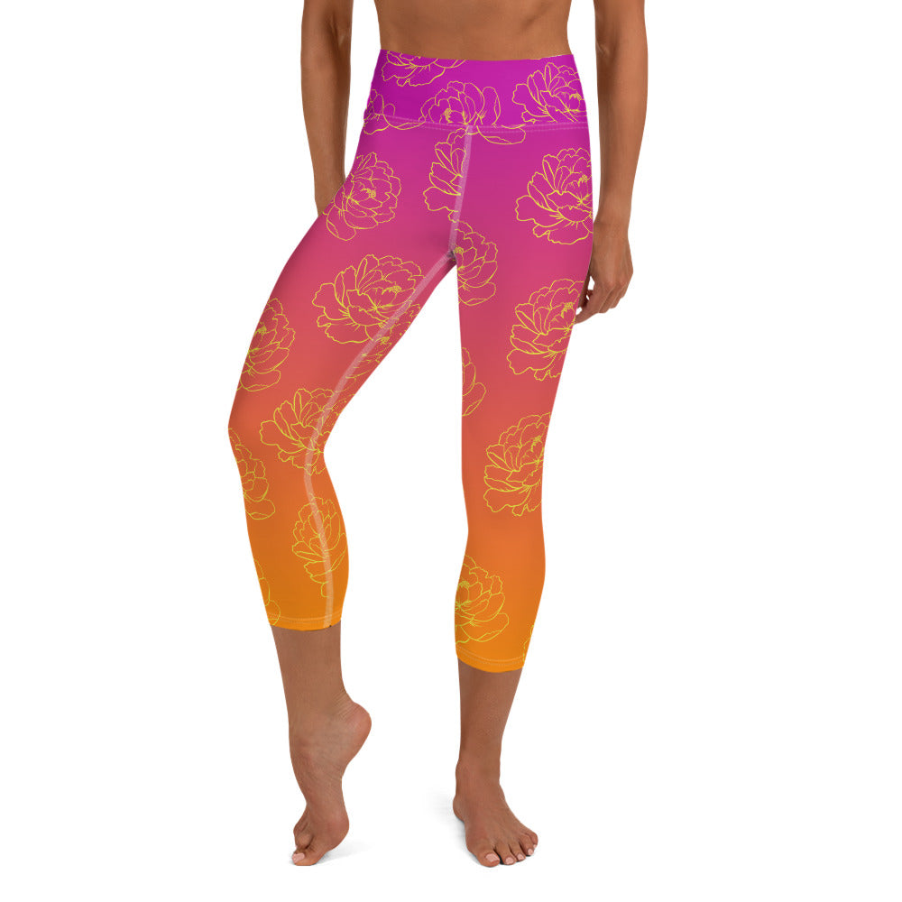 Adelaide Yoga Capris - Sunset