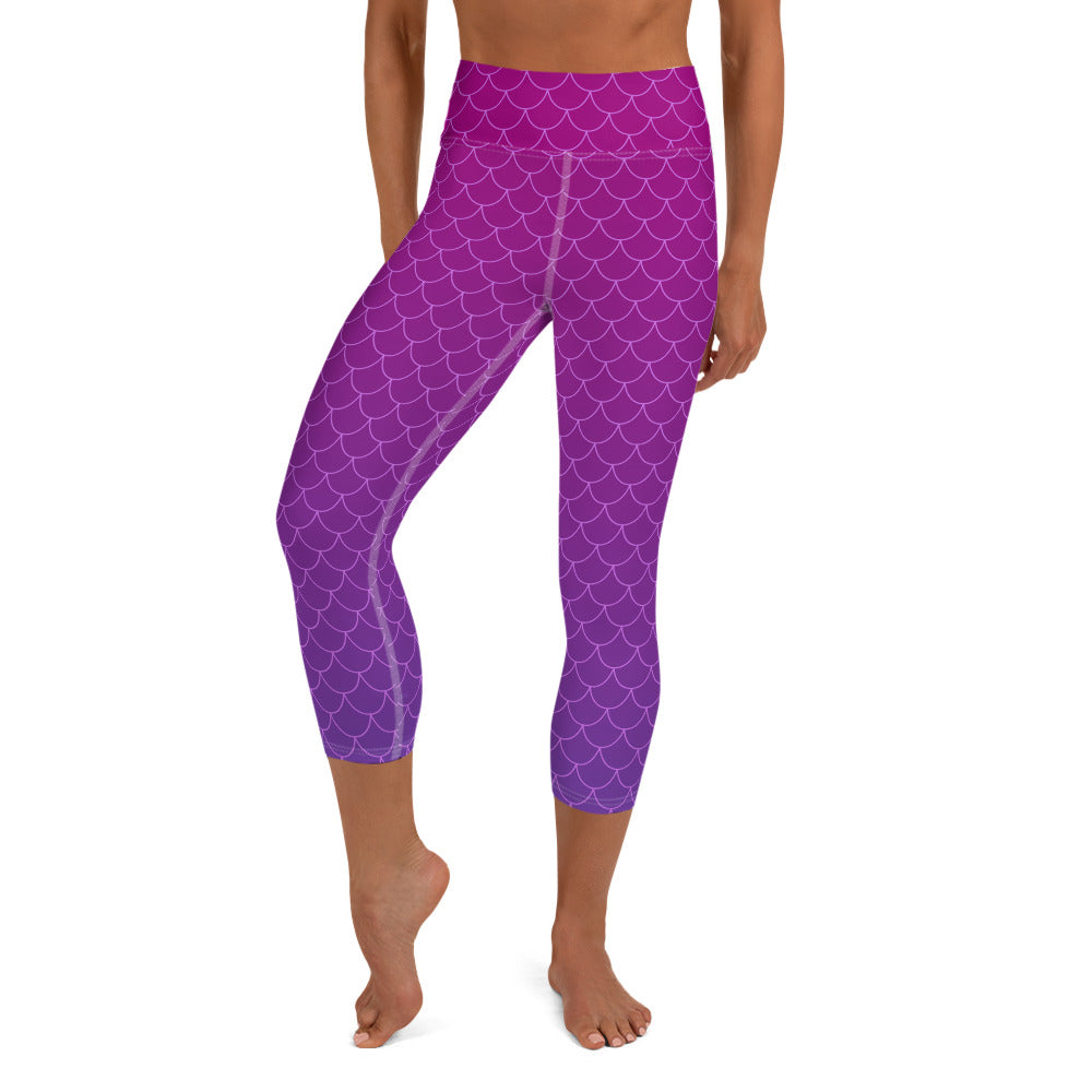 Ariel Yoga Capris - Orchid