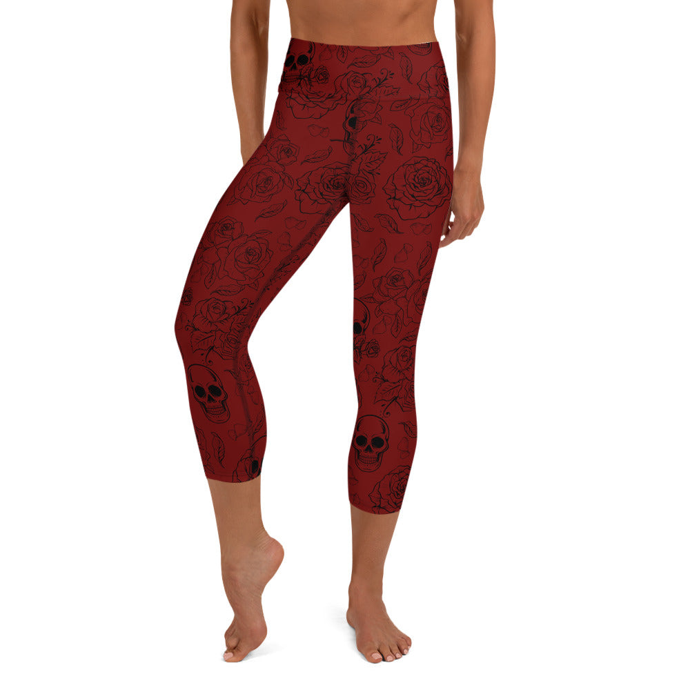 Bella Yoga Capris - Poison